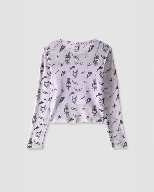 Crop Top De Mesh